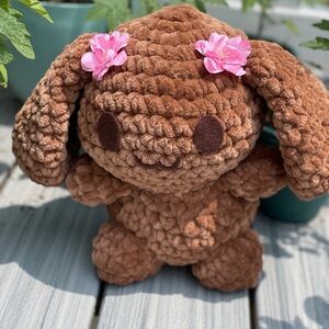 Jumbo Mocha Crochet Plush